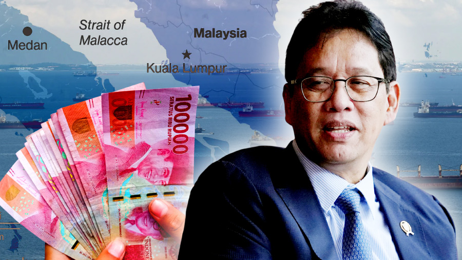 Purbaya Klarifikasi Biaya Bagi Kapal yang Melintasi Selat Malaka (Diolah berbagai sumber)