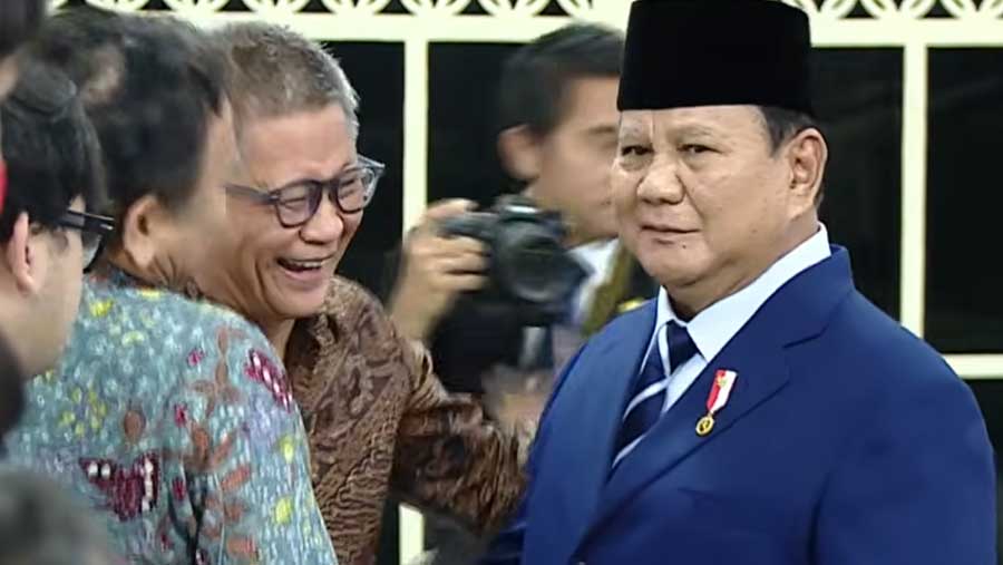 Pelantikan Pejabat Negara/Pemerintah oleh Presiden RI, Istana Negara, (27/4/2026) (Tangkapan layar YouTube Sekretariat Presiden)