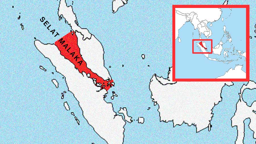 Ilustrasi Selat Malaka (Diolah)