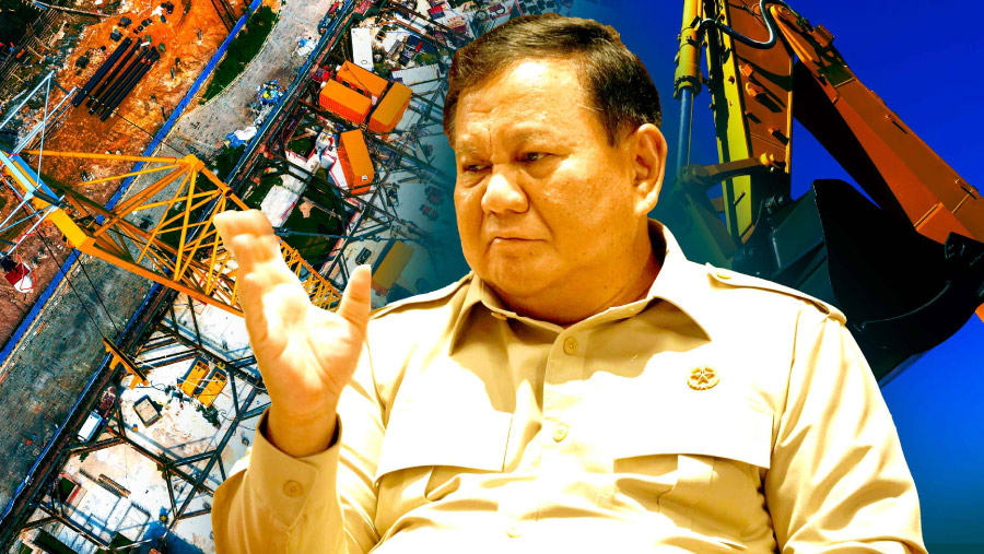 Prabowo groundbreaking 13 proyek hilirisasi senilai Rp116 triliun (Diolah)