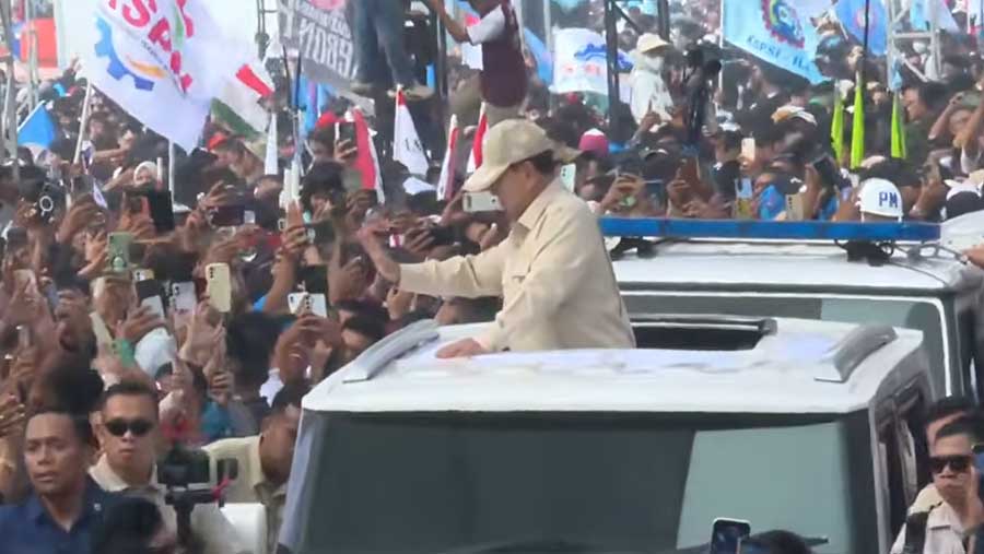 Peringatan Hari Buruh Internasional, Monumen Nasional, 1 Mei 2026 (Tangkapan layar YouTube Sekretariat Presiden)
