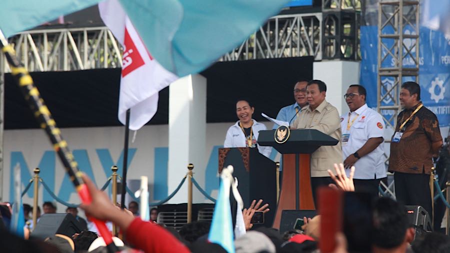 Selain pembangunan fisik, pemerintah juga menyiapkan skema pembiayaan jangka panjang yang dinilai lebih ringan bagi buruh. (Bloomberg Technoz/Andrean)