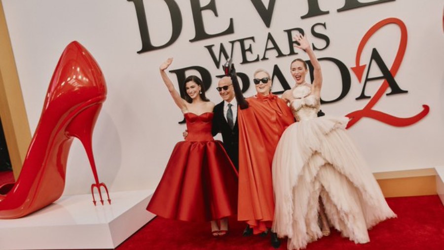 Para pemain Devil Wears Prada 2 di Gala Premiere. (Sumber: 20thcentury)