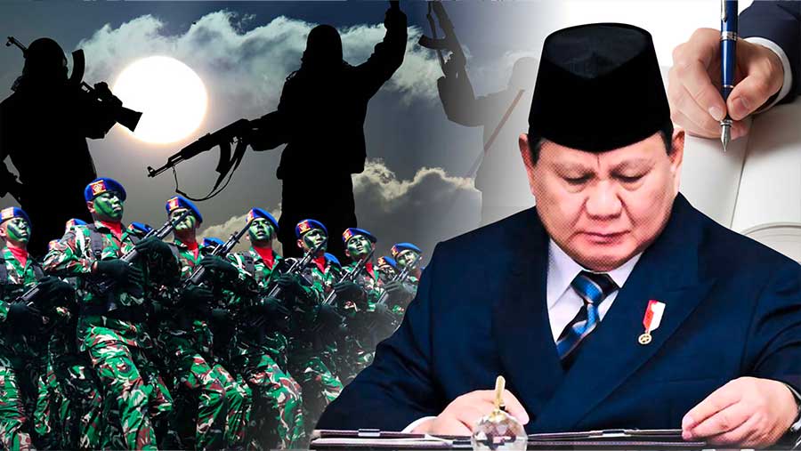 Presiden Teken Perpres Anti-terorisme, TNI Dilibatkan. (Diolah dari Berbagai Sumber)