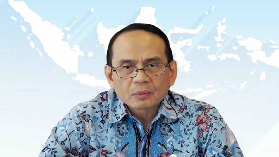 Anggota Dewan Komisioner Bidang PVML OJK, Agusman saat paparan RDK 5 Mei 2026. Dok: Otoritas Jasa Keuangan