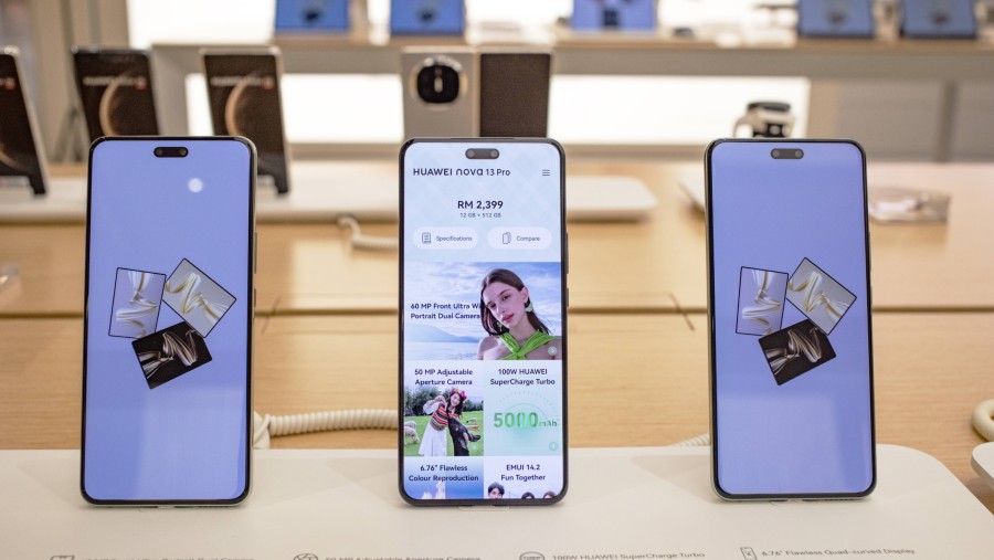 Seri Huawei Nova 13 Pro di Kuala Lumpur, Malaysia. dok: Samsul Said/Bloomberg