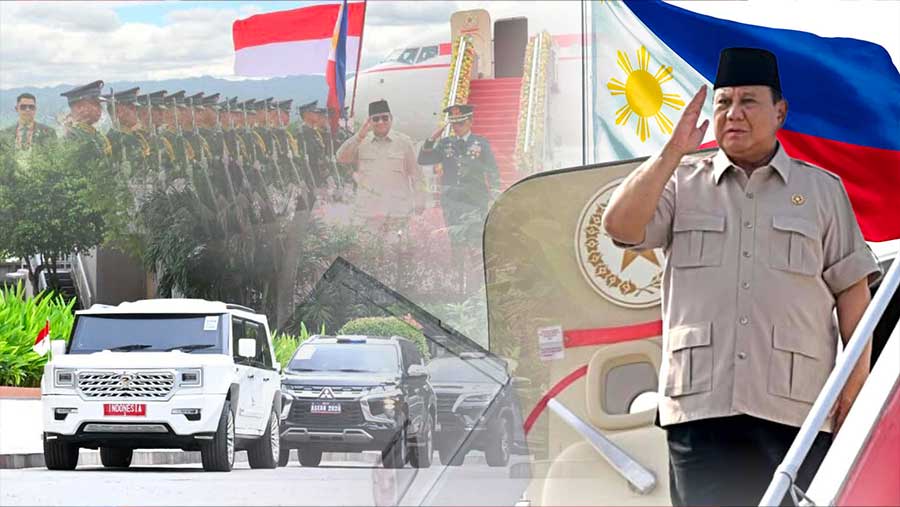 Hadiri KTT ASEAN di Filipina, Presiden Pakai Maung. (Diolah dari Berbagai Sumber)