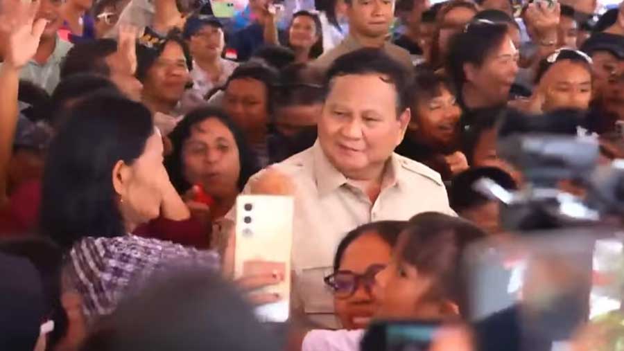 Kunjungan Kerja Presiden Prabowo di Miangas, Kepulauan Talaud, 9/5/2026. (Tangkapan layar YouTube Sekretariat Presiden)
