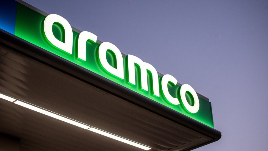 Sebuah SPBU Saudi Aramco di Santiago, Cile./Bloomberg-Cristobal Olivares