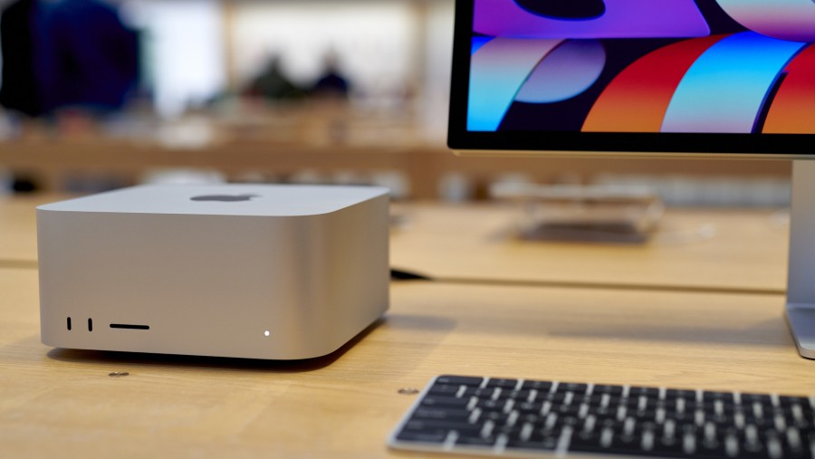Perangkat Mac Mini dari Apple yang mulai langka. dok: Bloomberg