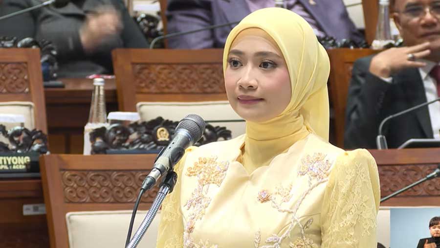 Adela Kanasya (Tangkapan layar YouTube TVR PARLEMEN)