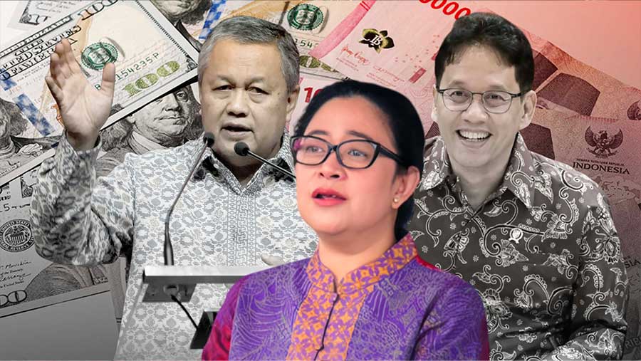 Rupiah Nyaris Rp17.500US$, Puan Akan Panggil Gubernur BI dan Menkeu. (Diolah dari Berbagai Sumber)
