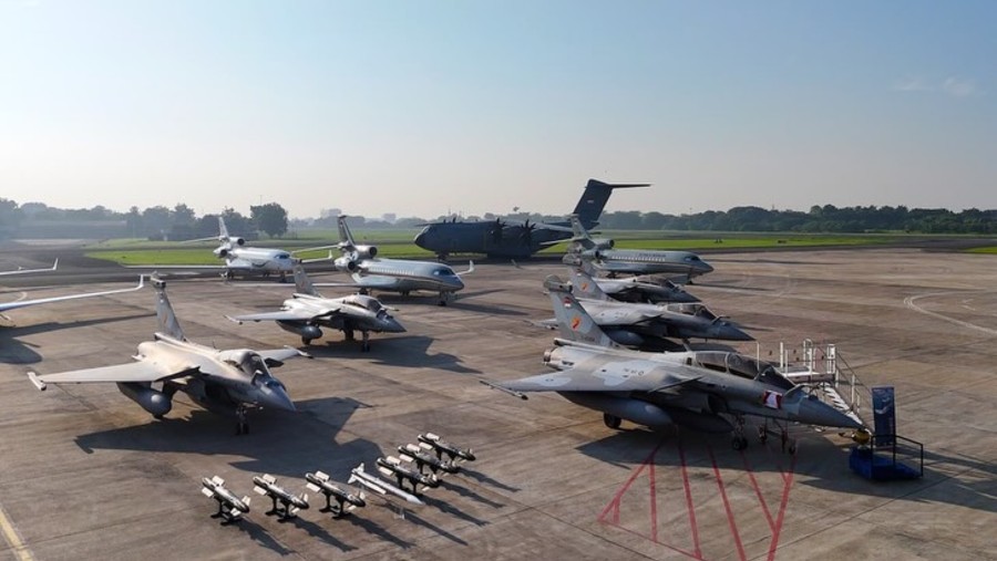 Indonesia kedatangan alutsista dari Prancis termasuk jet tempur MRCA Rafale. dok: Setkab