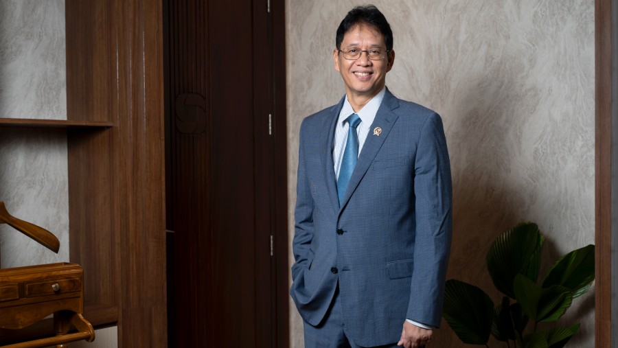 Menteri Keuangan RI Purbaya Yudhi Sadewa. Rosa Panggabean/Bloomberg