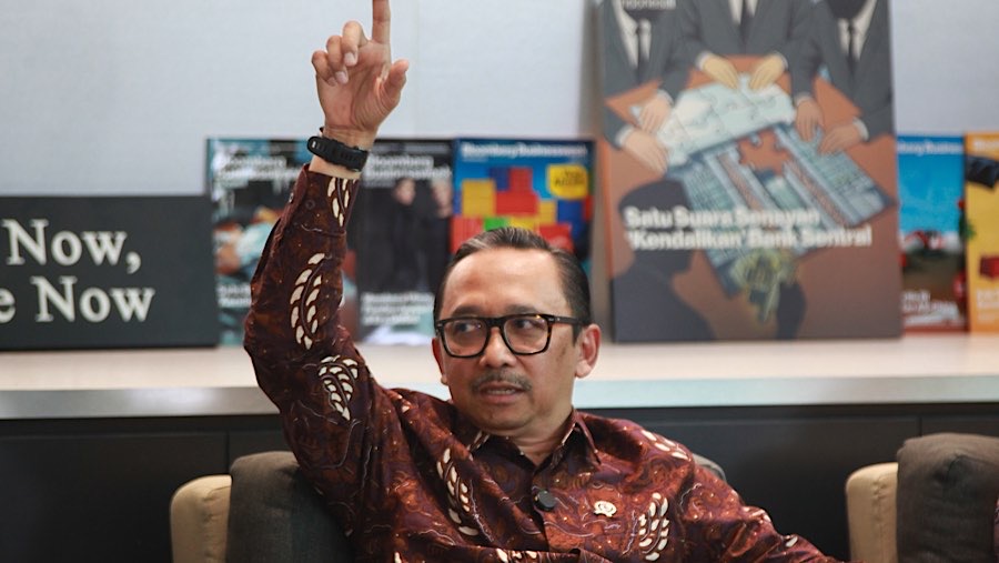 Wakil Menteri Keuangan Juda Agung mengakui terdapat risiko besar berupa kenaikan harga minyak dunia. (Bloomberg Technoz/ Andrean Kristianto)