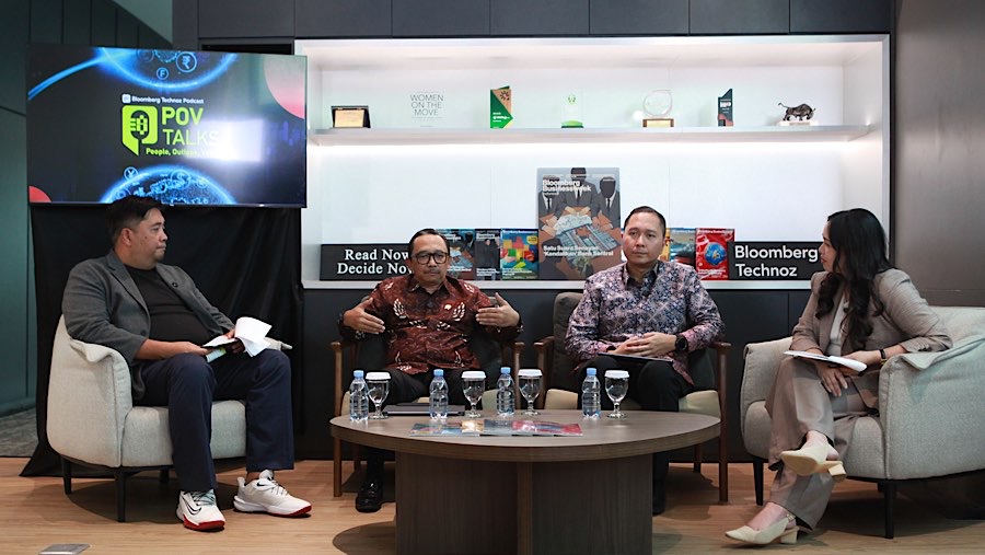 POV Talks Bloomberg Technoz di Jakarta, Senin (18/5/2026). (Bloomberg Technoz/ Andrean Kristianto)