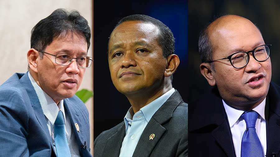 Purbaya, Bahlil dan Rosan (Bloomberg)