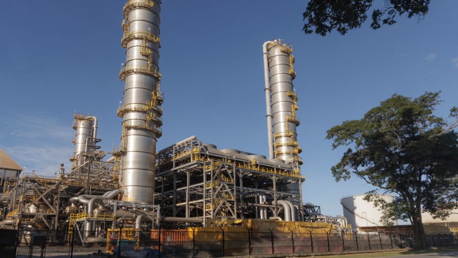 Kilang metanol di Trinidad dan Tobago./Bloomberg-Oscar Castillo
