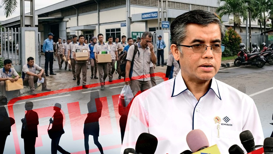 PHK Januari-April Capai 15.425 Orang, Menaker Yeassierli Sebut Tidak Masalah (Foto: Diolah dari Berbagai Sumber)