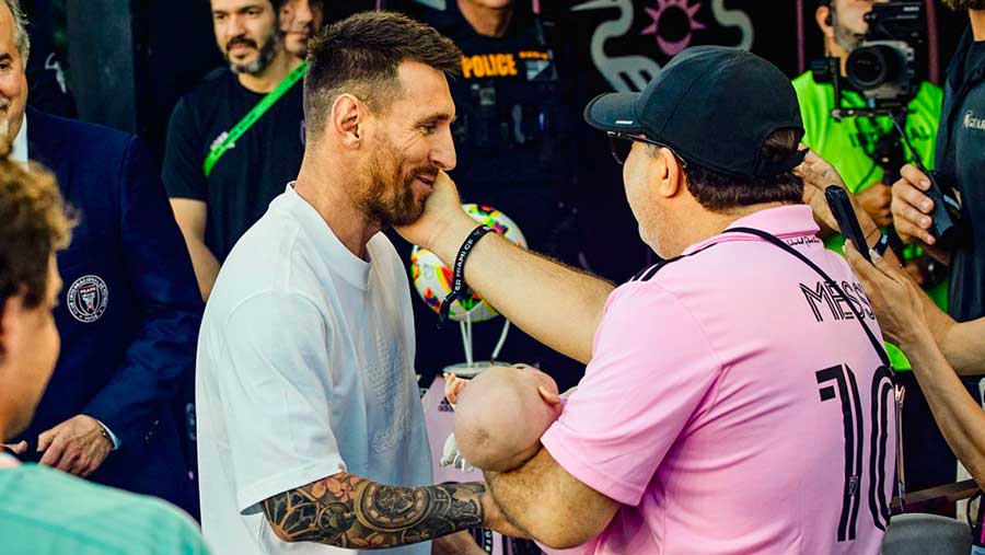 Lionel Messi jadi billionare. (Bloomberg)