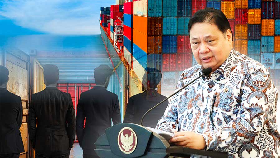 Airlangga WFH Bagi ASN Diperpanjang 2 Bulan & Airlangga Respon Pengusaha Positif Terkait DSI dan Ekspor Satu Pintu. (Diolah )
