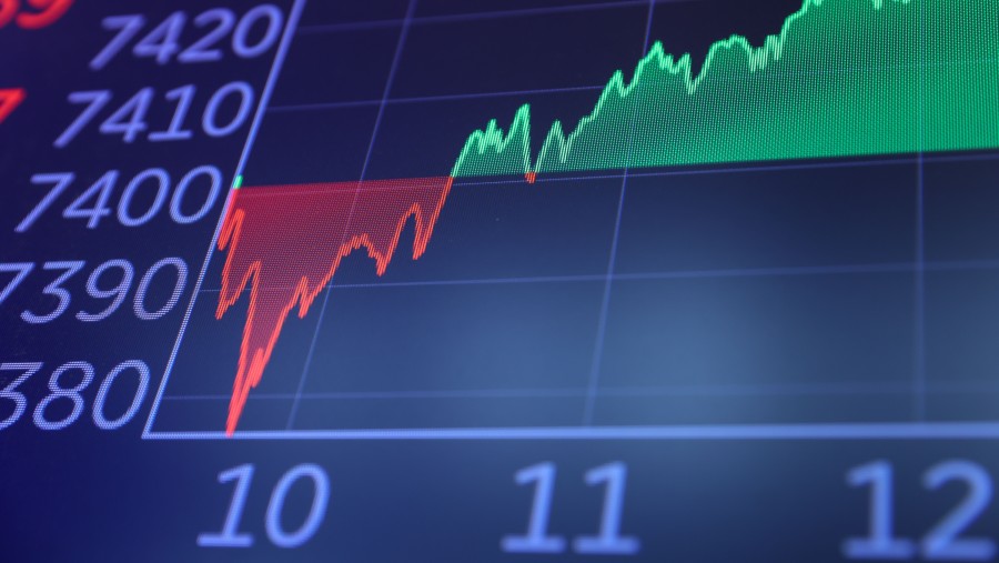 Ilustrasi perdagangan di bursa saham Amerika Serikat. dok: Bloomberg