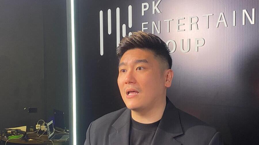 Co-Founder & COO PK Entertainment Group, Harry Sudarma, di MD Tower, Setiabudi, Jakarta Selatan, Jumat (22/5) (Bloomberg Technoz/ Dinda Decembria)