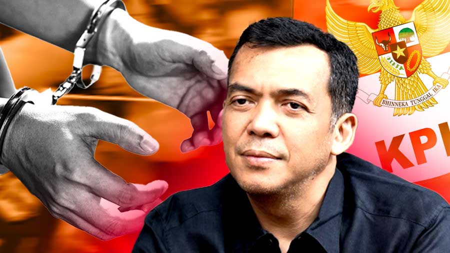 Silmy Karim menyerahkan diri ke KPK (Diolah)
