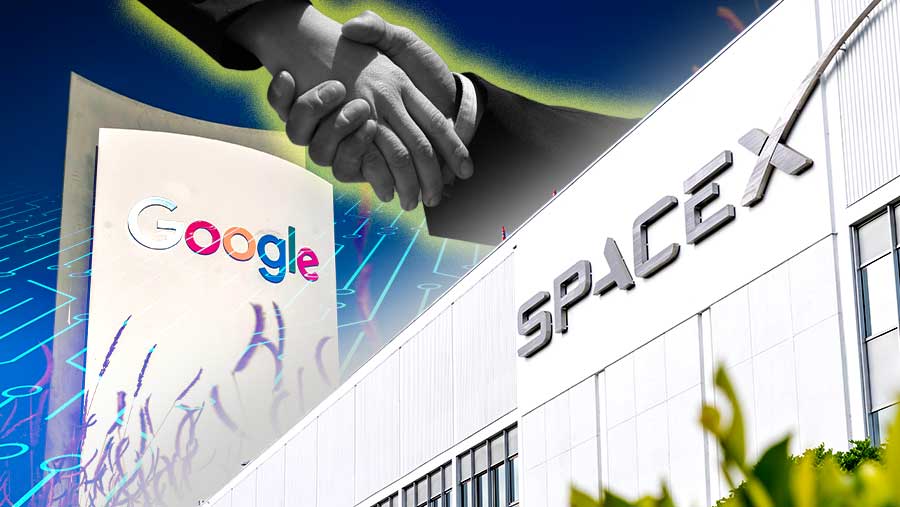 Mengupas Deal Google-SpaceX Bidang Komputasi Bernilai Rp541 T (Diolah)