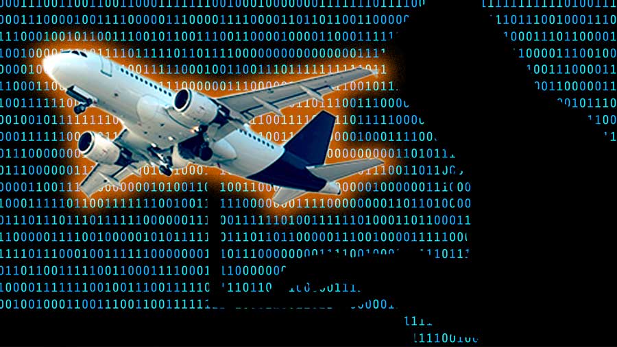 Ilustrasi Hacker Klaim Bisa Belokkan Pesawat Pakai Laptop (Diolah)