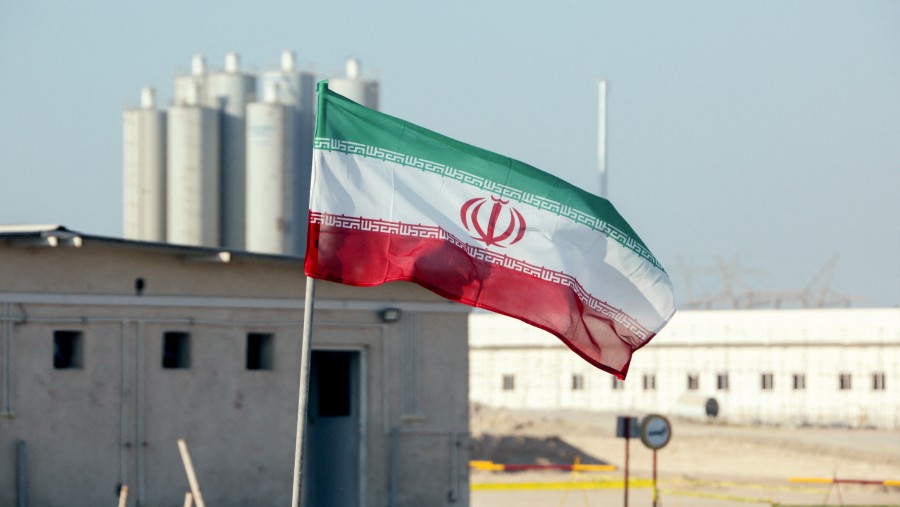 Bendera Iran. dok: Bloomberg
