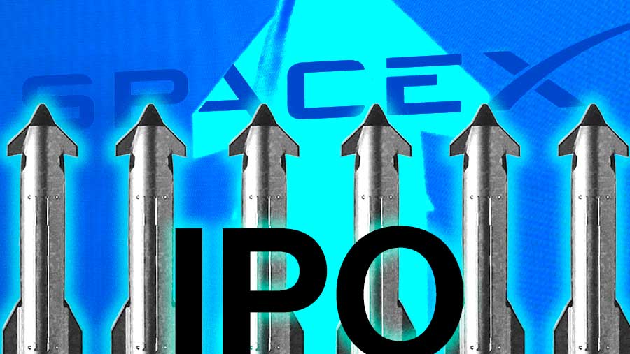 Debut saham IPO spaceX makin menjadi jadi (Diolah)