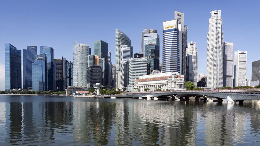 Pusat perekonomian ASEAN tersentralisasi di Singapura. dok: Bloomberg