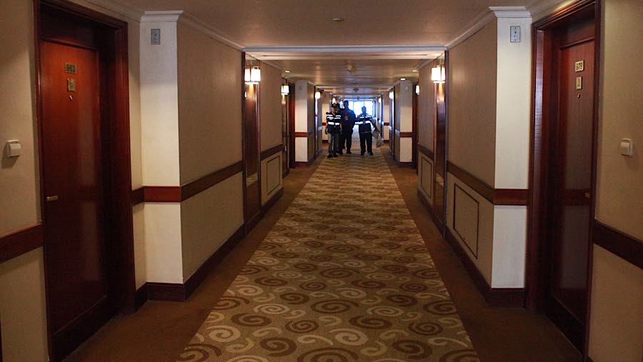 Semua tempat di Hotel Sultah dilakukan pendataan aset. (Bloomberg Technoz/Andrean Kristianto)