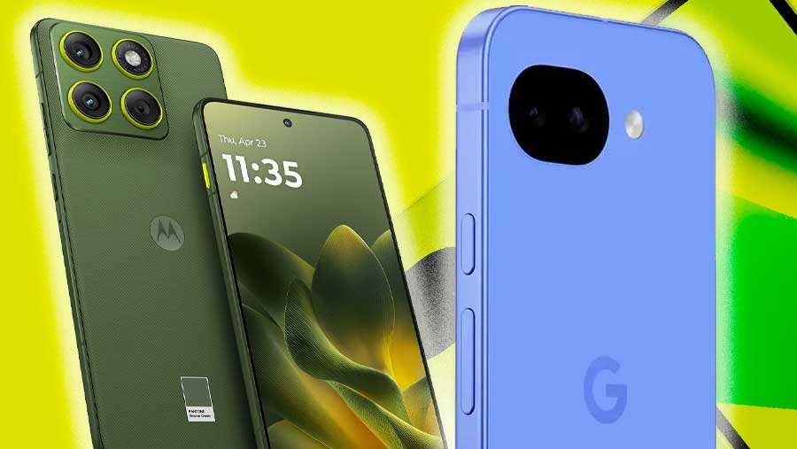 Ilustrasi Motorola Edge 70 Pro lawan Google Pixel 10a (Diolah)