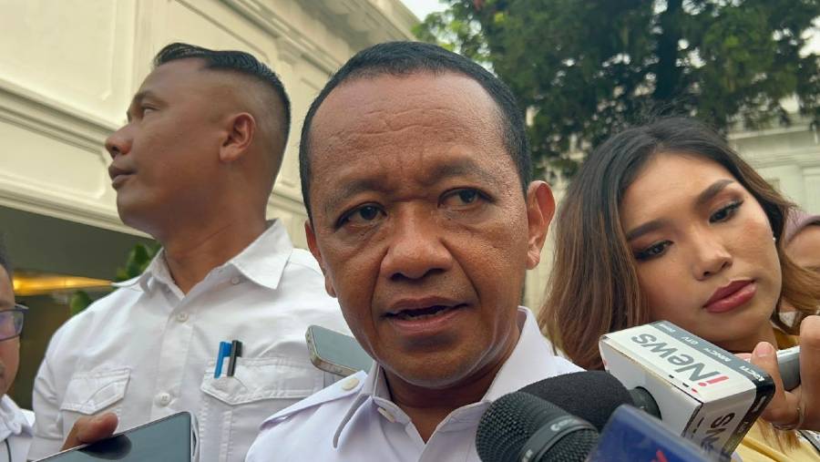 Menteri ESDM Bahlil Lahadalia. (Bloomberg Technoz/Azura Yumna)