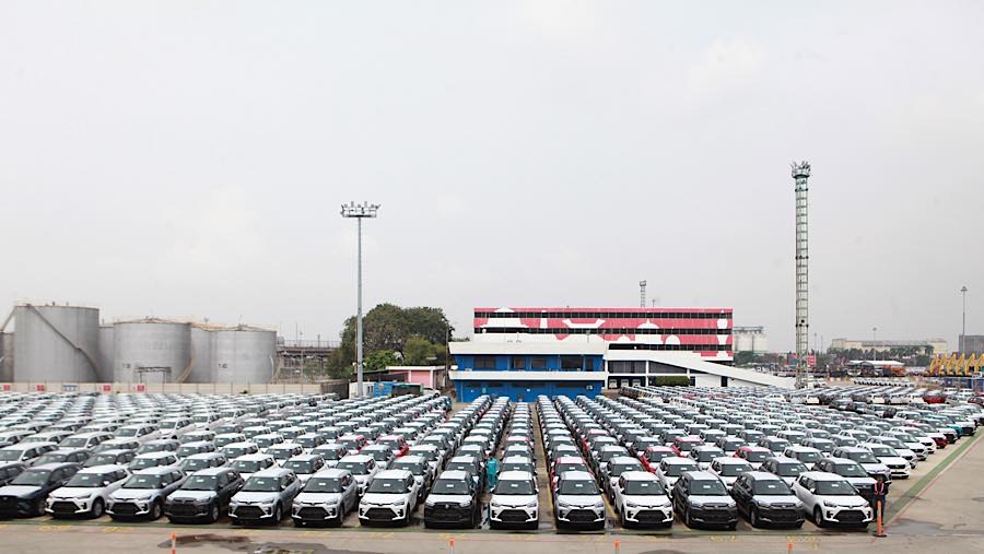 Di sisi lain, ekspor kendaraan dalam bentuk completely knocked down (CKD) pada Mei 2026 tercatat sebanyak 6.705 set unit. (Bloomberg Technoz/Andrean)