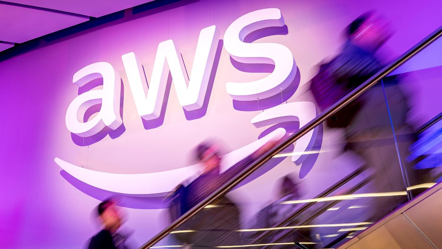 Amazon Web Service. (Bloomberg)