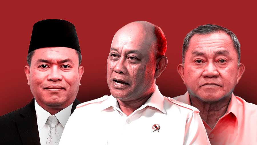 Dadan Hindayana, Sony Sonjaya, dan Lodewyk Pusung (Diolah)