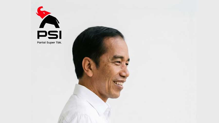 Joko Widodo bersama PSI (Instagram @psi_id)