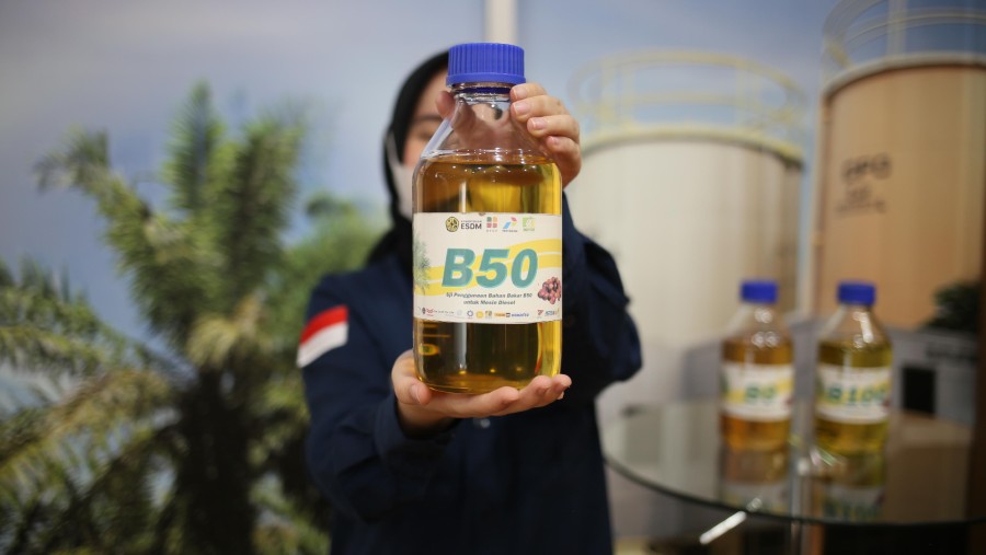 Sampel biodiesel B50./dok. Kementerian ESDM