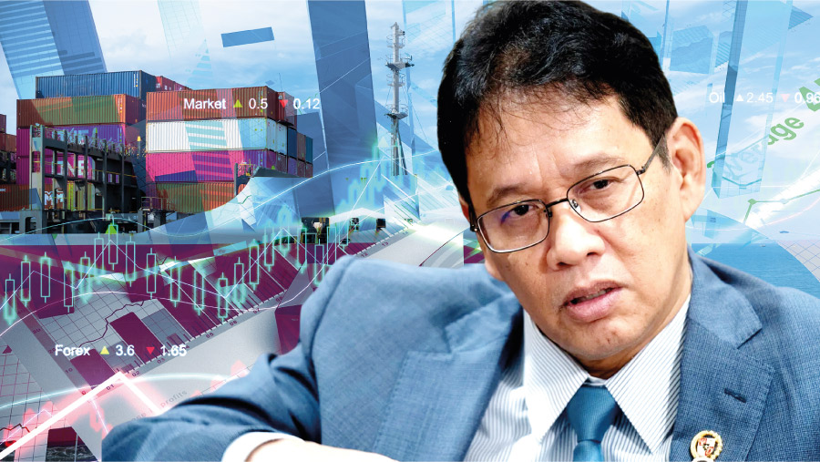 Purbaya: Defisit neraca perdagangan RI segera turun seiring konflik Timteng reda (Diolah)