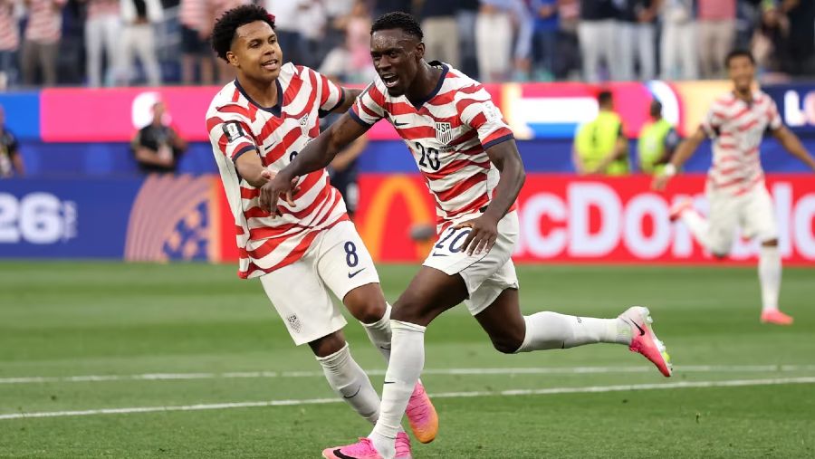Penyerang tim sepak bola Amerika Serikat Folarin Balogun (kanan) di Piala Dunia 2026. dok:Fifa