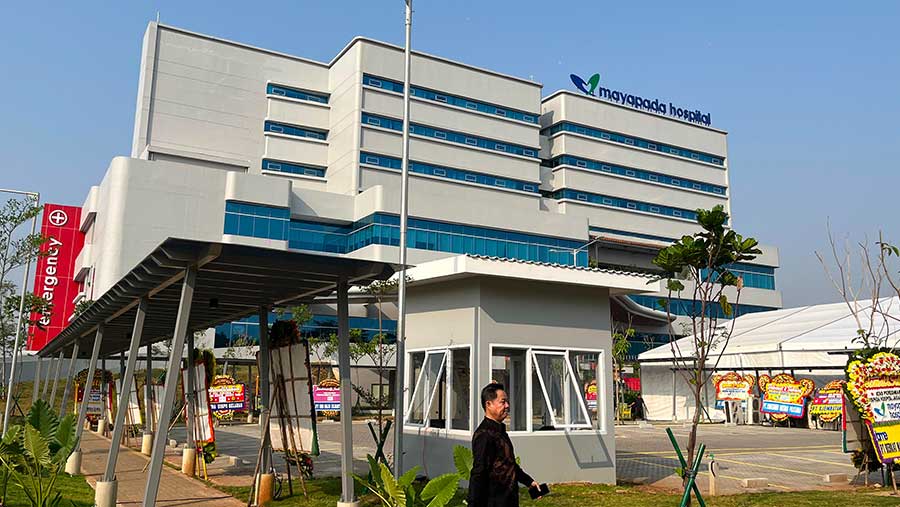 Mayapada Hospital Jakarta Timur (MHJT). (Bloomberg Technoz/Syailendra Wiratama)