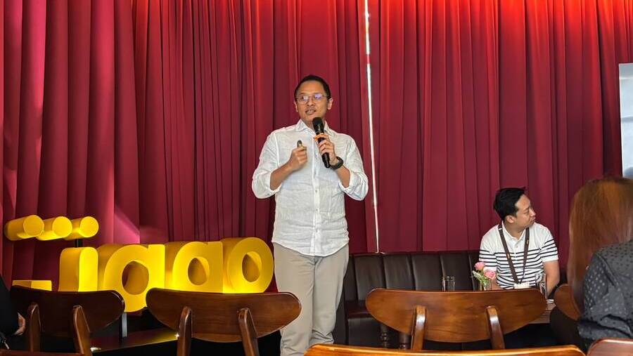 Andy Djiwandono, Head of Sustainability & Digital Lending PT Bank Jago dalam Press Conference, Kamis (9/7/2026) (Bloomberg Technoz/ Elisabet Lisa)