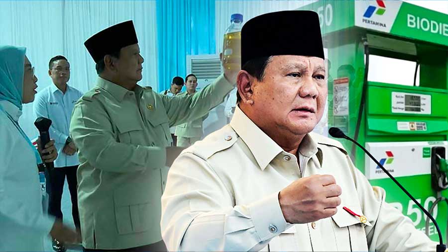 Presiden Prabowo Resmi Luncurkan Mandatori Biodiesel B50. (Diolah dari Berbagai Sumber)