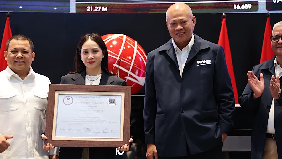Pencatatan saham perdana PT RANS Entertainment Indonesia Tbk (RANS) di Bursa Efek Indonesia, Jakarta, Jumat (10/7/2026). (Dok. BEI)