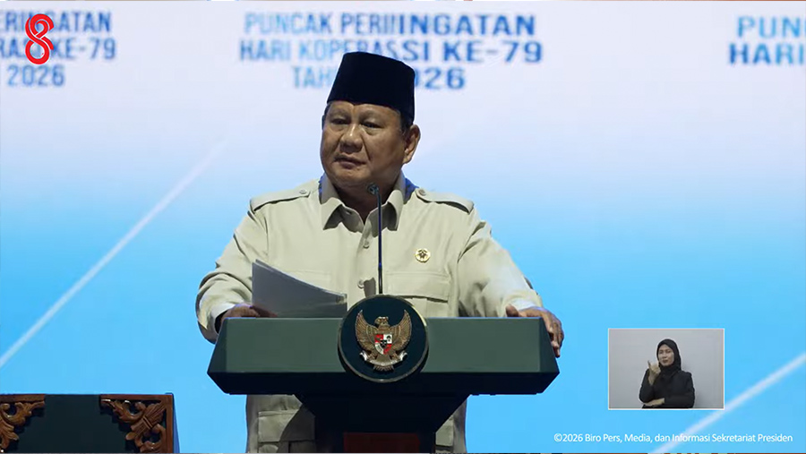 Presiden Prabowo Hadiri Puncak Peringatan Hari Koperasi ke-79 Tahun 2026, Jakarta (Dok. Biro Pers, Media, dan Informasi Sekretariat Presiden)