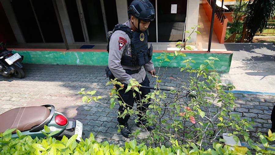 Ancaman teror ini bertepatan dengan hari pertama sekolah tahun ajaran 2026-2027.  (Bloomberg Technoz/Andrean K)