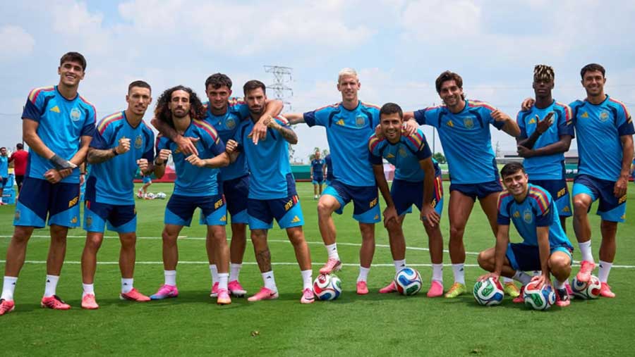 Tim Nasional Sepak Bola Spanyol (Dok. Instagram @sefutbol)